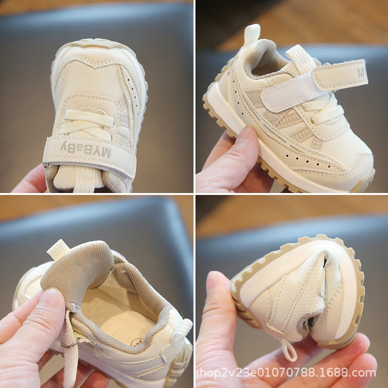 أحذية أطفال غير رسمية للأطفال الرضع ناعمة القاعدة غير قابلة للانزلاق أحذية غير متساقطة للأولاد والبنات أحذية أطفال عصرية - Image 3